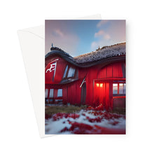 Load image into Gallery viewer, Gammal svensk bondgård / Old Swedish Farmhouse Greeting Card
