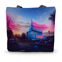 Load image into Gallery viewer, Take me to Church / Österåkerskyrkan Canvas Tote Bag
