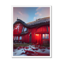 Ladda upp bild till gallerivisning, Gammal svensk bondgård / Old Swedish Farmhouse Framed Print
