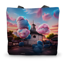 Load image into Gallery viewer, Cotton Candy Church/Österåkerskyrkan Canvas Tote Bag
