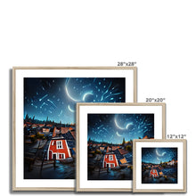 Ladda upp bild till gallerivisning, Båtstorps Starry Night Sky Framed &amp; Mounted Print
