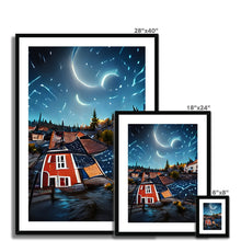 Load image into Gallery viewer, Båtstorps Starry Night Sky Framed &amp; Mounted Print
