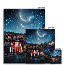 Load image into Gallery viewer, Båtstorps Starry Night Sky Canvas
