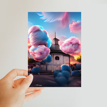 Ladda upp bild till gallerivisning, Cotton Candy Church/Österåkerskyrkan Classic Postcard
