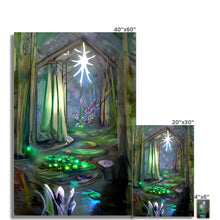 Ladda upp bild till gallerivisning, Emerald Green Swedish Forest Fine Art Print
