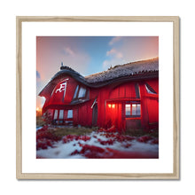 Ladda upp bild till gallerivisning, Gammal svensk bondgård / Old Swedish Farmhouse Framed &amp; Mounted Print
