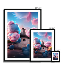 Load image into Gallery viewer, Cotton Candy Church/Österåkerskyrkan Framed &amp; Mounted Print
