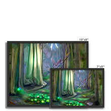 Load image into Gallery viewer, Emerald Green Swedish Forest Framed Photo Tile
