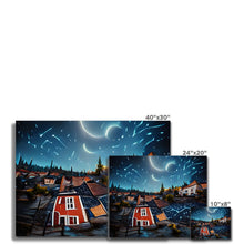 Load image into Gallery viewer, Båtstorps Starry Night Sky Canvas
