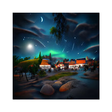 Load image into Gallery viewer, Norrsken i Åkersberga/Northern Lights in Åkersberga Sweden Photo Art Print
