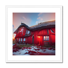 Load image into Gallery viewer, Gammal svensk bondgård / Old Swedish Farmhouse Framed &amp; Mounted Print
