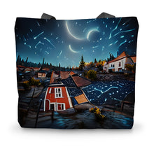 Ladda upp bild till gallerivisning, Båtstorps Starry Night Sky Canvas Tote Bag
