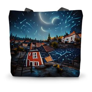 Båtstorps Starry Night Sky Canvas Tote Bag