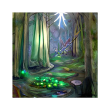 Load image into Gallery viewer, Emerald Green Swedish Forest Fine Art Print

