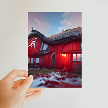 Ladda upp bild till gallerivisning, Gammal svensk bondgård / Old Swedish Farmhouse Classic Postcard
