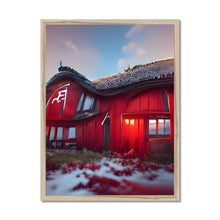 Ladda upp bild till gallerivisning, Gammal svensk bondgård / Old Swedish Farmhouse Framed Print
